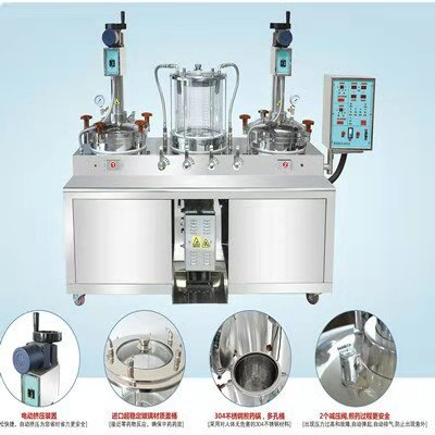 密闭二联体抽出包装机组合